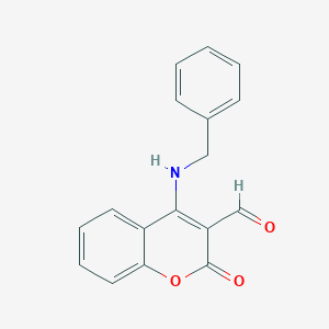 B047967 4-(benzylamino)-2-oxo-2H-chromene-3-carbaldehyde CAS No. 111222-25-4