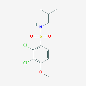 2,3-dichloro-N-isobutyl-4-methoxybenzenesulfonamide