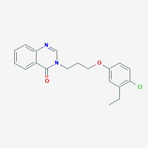 3-[3-(4-chloro-3-ethylphenoxy)propyl]-4(3H)-quinazolinone