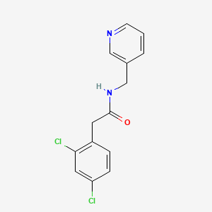 2-(2,4-dichlorophenyl)-N-(3-pyridinylmethyl)acetamide