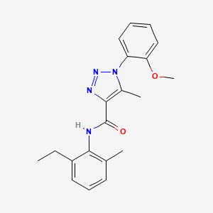 N-(2-ethyl-6-methylphenyl)-1-(2-methoxyphenyl)-5-methyl-1H-1,2,3-triazole-4-carboxamide