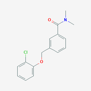 3-[(2-chlorophenoxy)methyl]-N,N-dimethylbenzamide