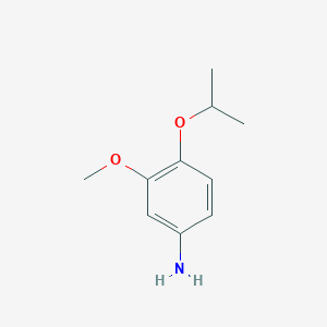 molecular formula C10H15NO2 B479685 3-甲氧基-4-(异丙氧基)苯胺 CAS No. 212489-99-1