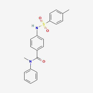 N-methyl-4-{[(4-methylphenyl)sulfonyl]amino}-N-phenylbenzamide