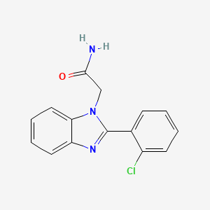 2-[2-(2-chlorophenyl)-1H-benzimidazol-1-yl]acetamide