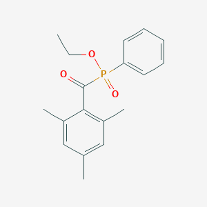 molecular formula C18H21O3P B047970 乙基苯基(2,4,6-三甲基苯甲酰)膦酸酯 CAS No. 84434-11-7