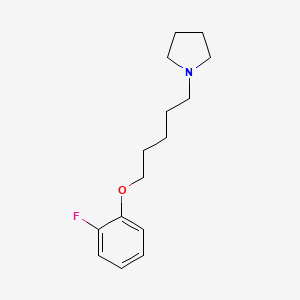 1-[5-(2-fluorophenoxy)pentyl]pyrrolidine