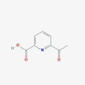 molecular formula C8H7NO3 B047971 6-乙酰基吡啶-2-羧酸 CAS No. 122637-39-2