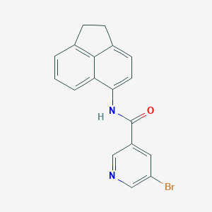 5-bromo-N-(1,2-dihydroacenaphthylen-5-yl)pyridine-3-carboxamide