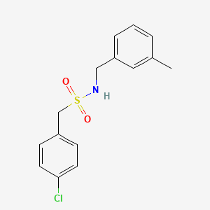 1-(4-chlorophenyl)-N-(3-methylbenzyl)methanesulfonamide