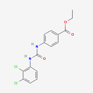 ETHYL 4-{[(2,3-DICHLOROANILINO)CARBONYL]AMINO}BENZOATE