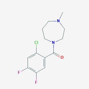 (2-Chloro-4,5-difluorophenyl)(4-methyl-1,4-diazepan-1-yl)methanone