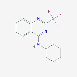 N-cyclohexyl-2-(trifluoromethyl)-4-quinazolinamine