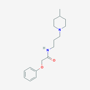 N-[3-(4-methyl-1-piperidinyl)propyl]-2-phenoxyacetamide