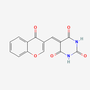 5-[(4-oxo-4H-chromen-3-yl)methylene]-2,4,6(1H,3H,5H)-pyrimidinetrione