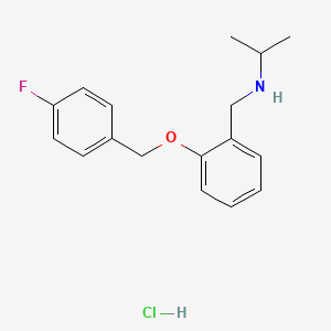 N-{2-[(4-fluorobenzyl)oxy]benzyl}propan-2-amine hydrochloride