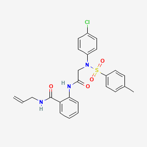 N-allyl-2-({N-(4-chlorophenyl)-N-[(4-methylphenyl)sulfonyl]glycyl}amino)benzamide