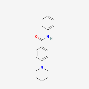 N-(4-methylphenyl)-4-(1-piperidinyl)benzamide