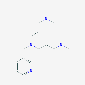 N'-[3-(dimethylamino)propyl]-N,N-dimethyl-N'-(pyridin-3-ylmethyl)propane-1,3-diamine