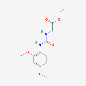 ETHYL 2-{[(2,4-DIMETHOXYANILINO)CARBONYL]AMINO}ACETATE