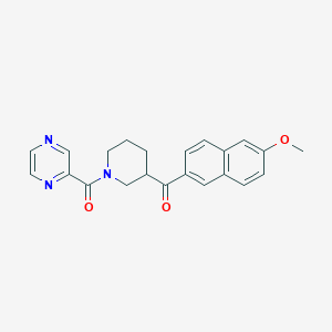 (6-methoxy-2-naphthyl)[1-(2-pyrazinylcarbonyl)-3-piperidinyl]methanone