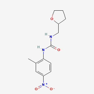 N-(2-METHYL-4-NITROPHENYL)-N'-TETRAHYDRO-2-FURANYLMETHYLUREA