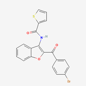 N-[2-(4-bromobenzoyl)-1-benzofuran-3-yl]-2-thiophenecarboxamide