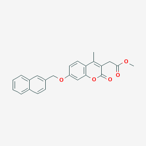 methyl [4-methyl-7-(naphthalen-2-ylmethoxy)-2-oxo-2H-chromen-3-yl]acetate