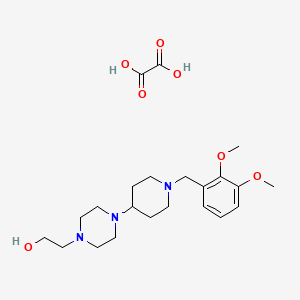 2-{4-[1-(2,3-dimethoxybenzyl)-4-piperidinyl]-1-piperazinyl}ethanol ethanedioate (salt)