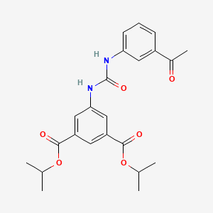 DIISOPROPYL 5-{[(3-ACETYLANILINO)CARBONYL]AMINO}ISOPHTHALATE