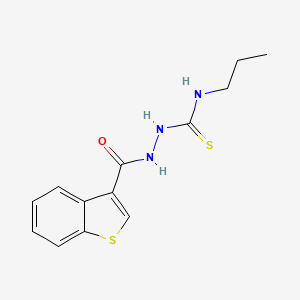 2-(1-benzothien-3-ylcarbonyl)-N-propylhydrazinecarbothioamide