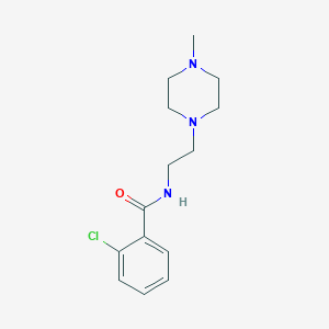 2-chloro-N-[2-(4-methylpiperazin-1-yl)ethyl]benzamide