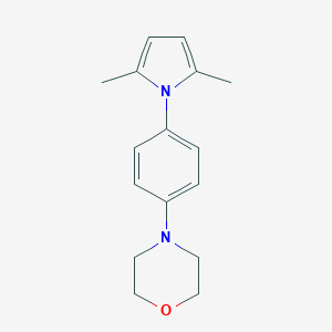 molecular formula C16H20N2O B479867 4-[4-(2,5-二甲基-1H-吡咯-1-基)苯基]吗啉 CAS No. 340318-88-9