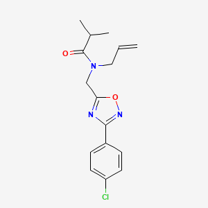 N-allyl-N-{[3-(4-chlorophenyl)-1,2,4-oxadiazol-5-yl]methyl}-2-methylpropanamide