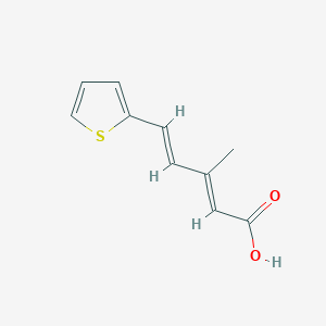 molecular formula C10H10O2S B4798793 3-methyl-5-(2-thienyl)-2,4-pentadienoic acid 