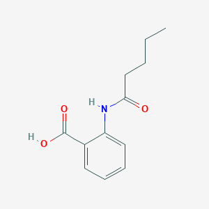 molecular formula C12H15NO3 B4798978 N-pentanoylanthranilic acid 