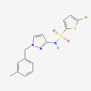 5-BROMO-N~2~-[1-(3-METHYLBENZYL)-1H-PYRAZOL-3-YL]-2-THIOPHENESULFONAMIDE