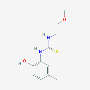 N-(2-hydroxy-5-methylphenyl)-N'-(2-methoxyethyl)thiourea