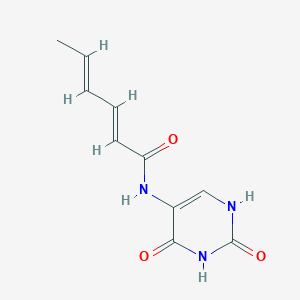 molecular formula C10H11N3O3 B4799063 N-(2,4-dioxo-1,2,3,4-tetrahydro-5-pyrimidinyl)-2,4-hexadienamide 