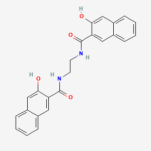 molecular formula C24H20N2O4 B4799270 N,N'-1,2-ethanediylbis(3-hydroxy-2-naphthamide) 