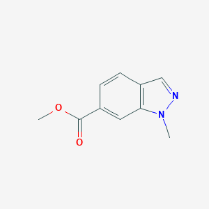 molecular formula C10H10N2O2 B047993 1-甲基-1H-吲唑-6-羧酸甲酯 CAS No. 1007219-73-9