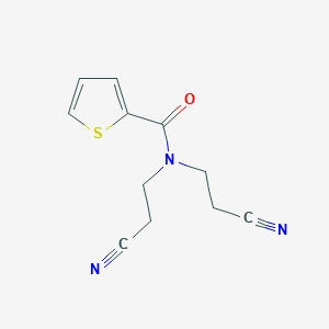 N,N-bis(2-cyanoethyl)thiophene-2-carboxamide