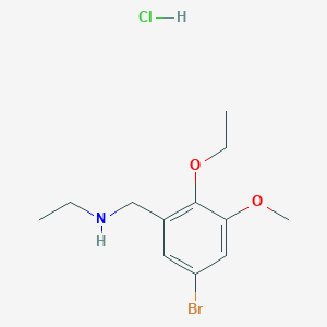 N-(5-bromo-2-ethoxy-3-methoxybenzyl)ethanamine hydrochloride