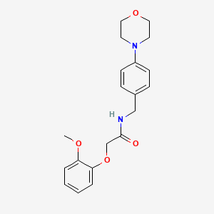 2-(2-methoxyphenoxy)-N-[4-(4-morpholinyl)benzyl]acetamide