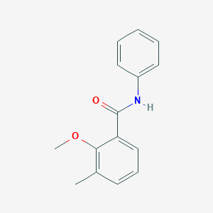 molecular formula C15H15NO2 B4799544 2-methoxy-3-methyl-N-phenylbenzamide 