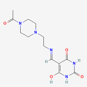 5-({[2-(4-ACETYLPIPERAZINO)ETHYL]AMINO}METHYLENE)-2,4,6(1H,3H,5H)-PYRIMIDINETRIONE