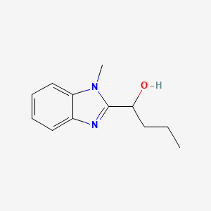 1-(1-methyl-1H-1,3-benzodiazol-2-yl)butan-1-ol