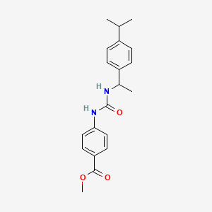 Methyl 4-[({1-[4-(propan-2-yl)phenyl]ethyl}carbamoyl)amino]benzoate