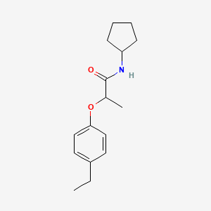 N-cyclopentyl-2-(4-ethylphenoxy)propanamide