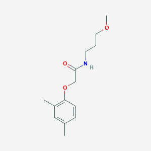 molecular formula C14H21NO3 B4799804 2-(2,4-dimethylphenoxy)-N-(3-methoxypropyl)acetamide 